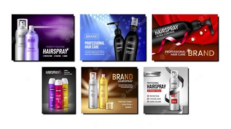 Download Hairspray Creative Promotional Posters Set Vector